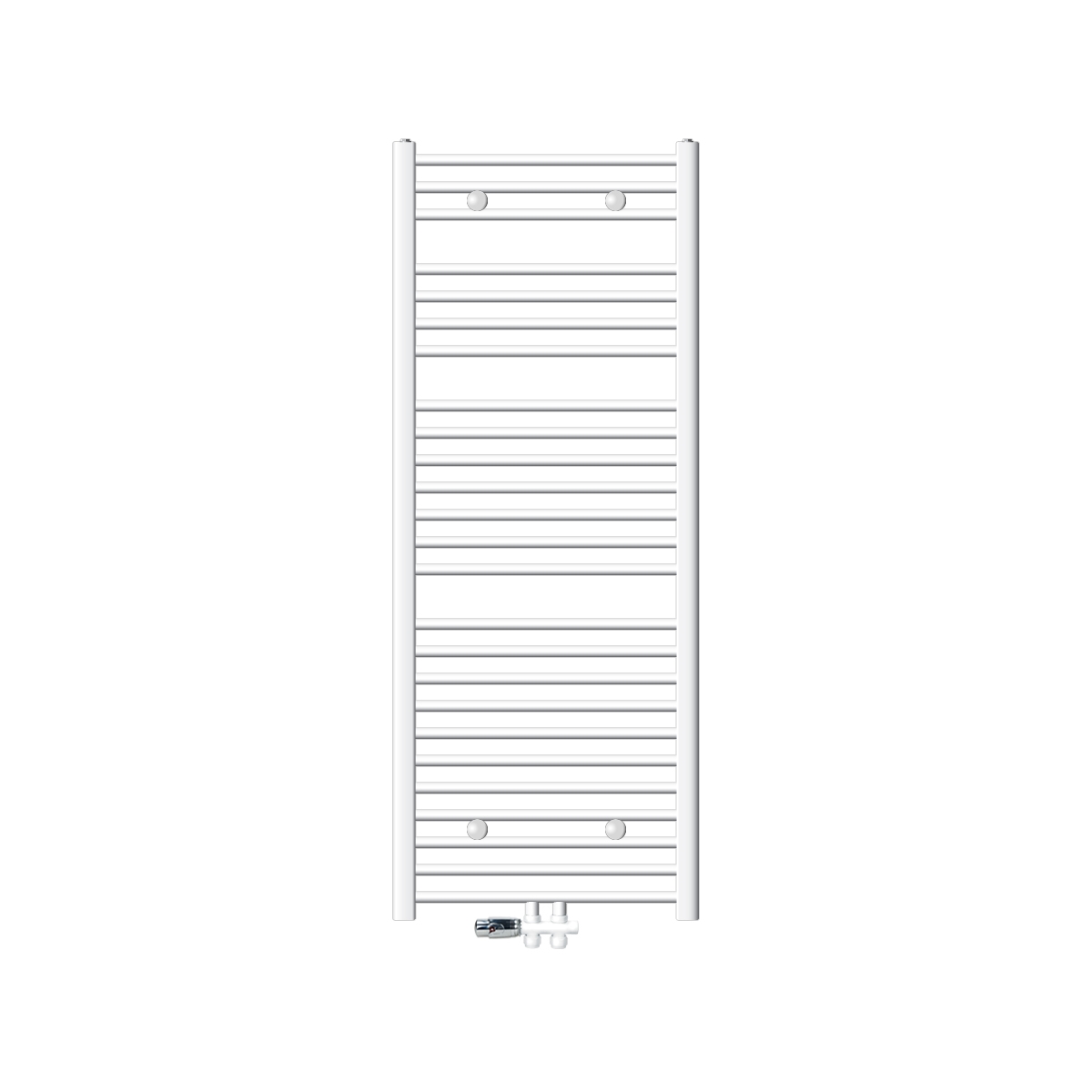 Radiador toallero de baño sahara 600 x 1500 mm blanco