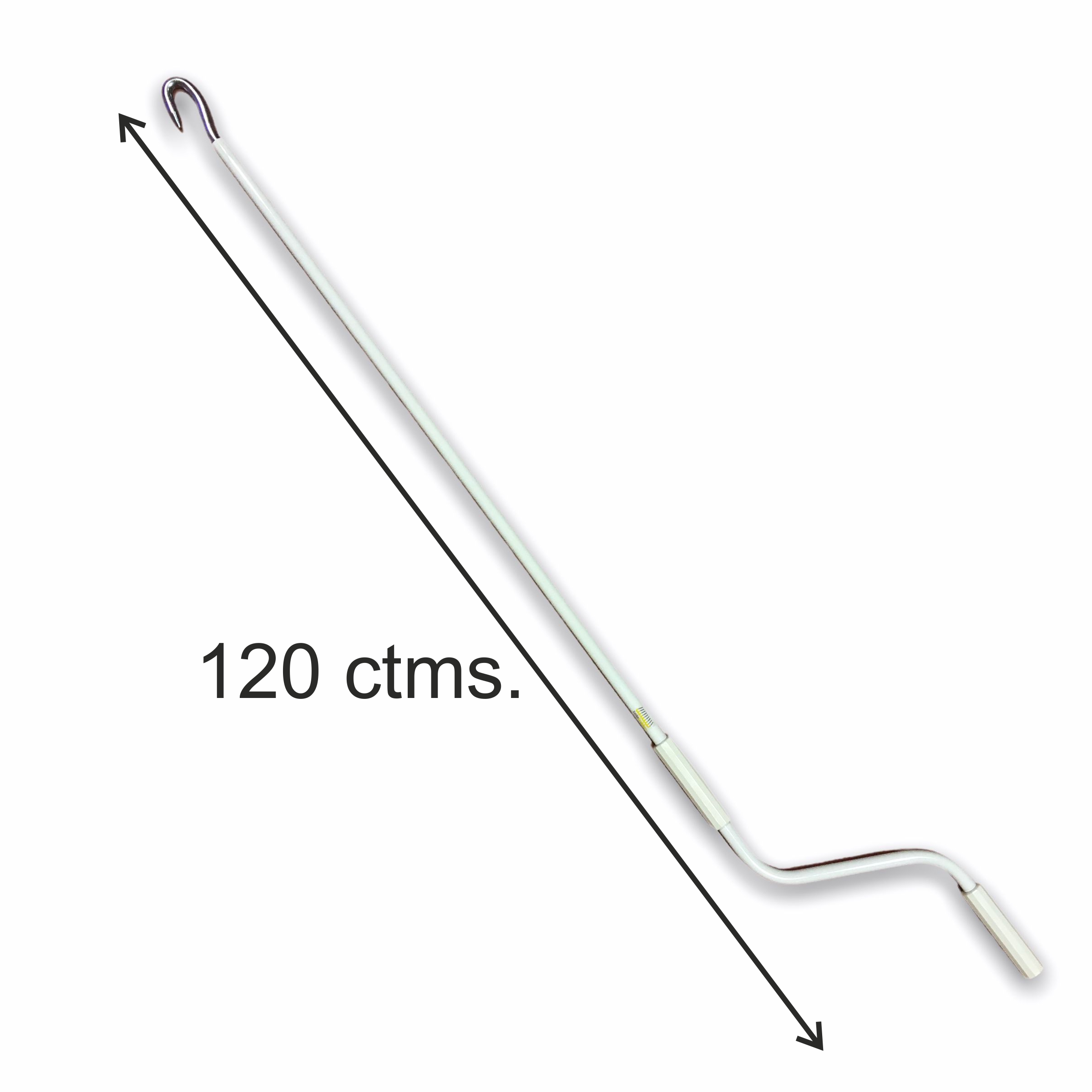 Manivela para Toldos Teletoldo – Color Blanco – 120 cm de Alta Resistencia