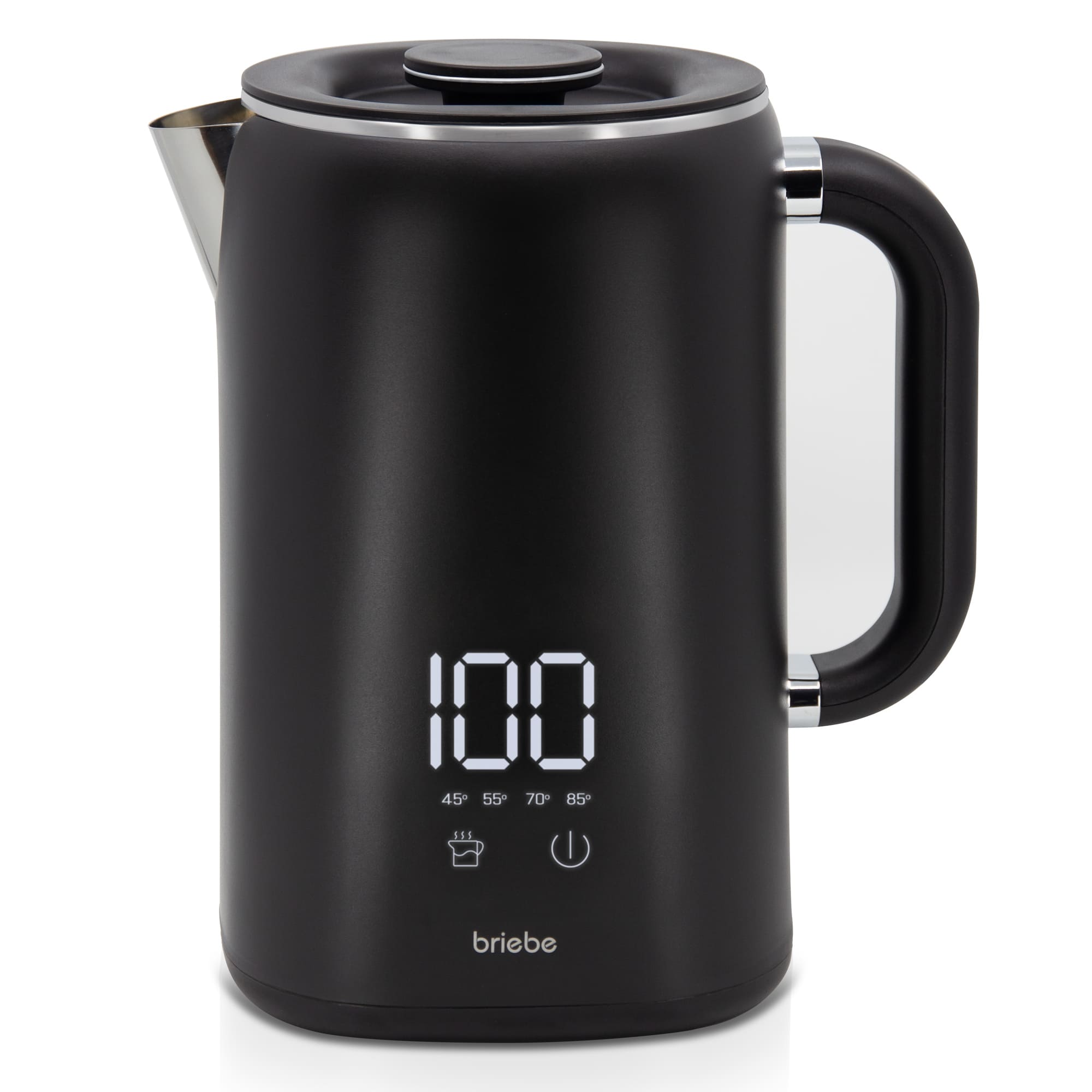 I-black hervidor agua eléctrico 1,7lregulador briebe kt1175blk negro 1500w