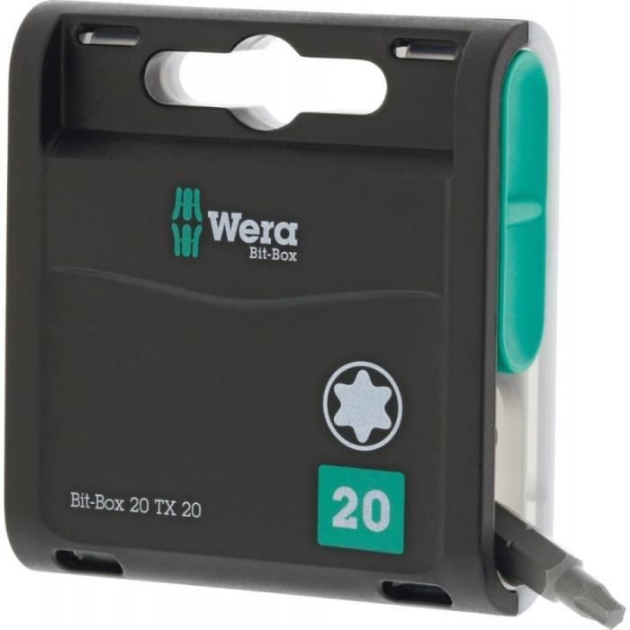 Surtido de puntas 20h con 20 unidades puntas t20x25mm wera - 4013288187994