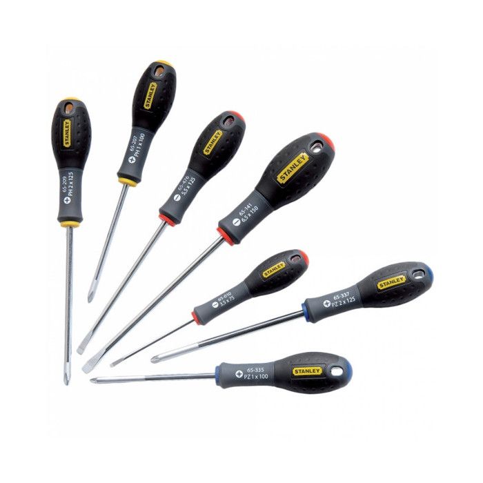 Juego de 7 destornilladores - stanley fatmax - 0-65-438 - electricista + me