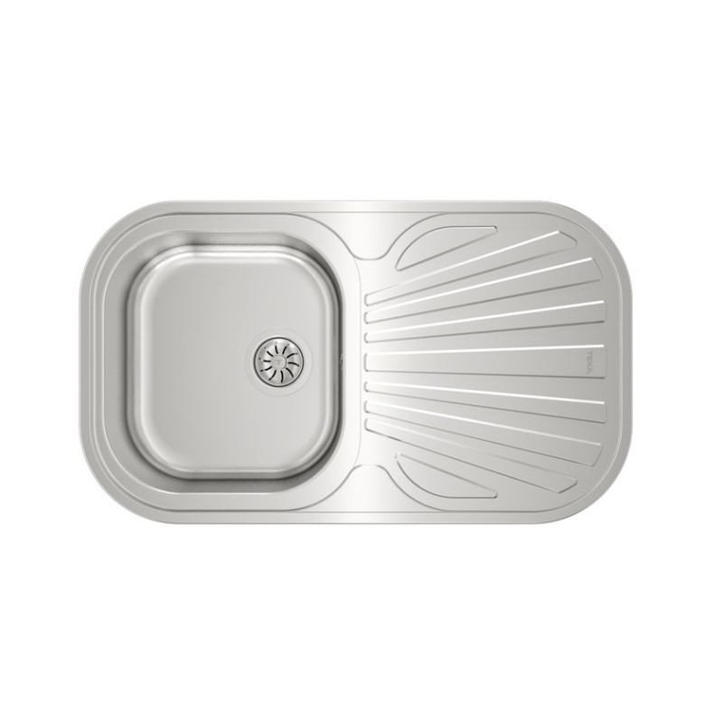 Fregadero teka stylo 1c 1e d inox cubeta y escurridor derecha 170 mm