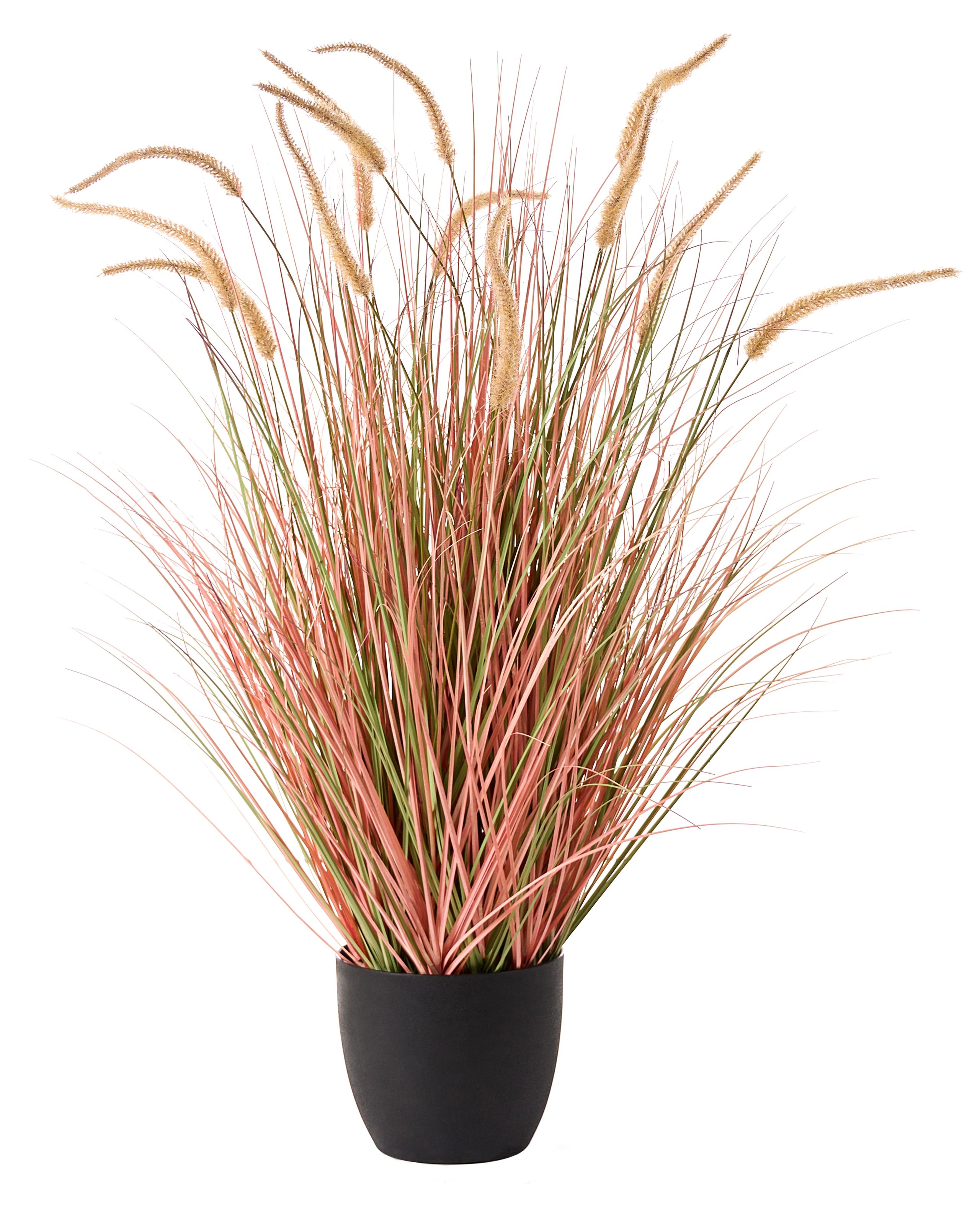 Planta artificial bristlegrass 120 cm naranja