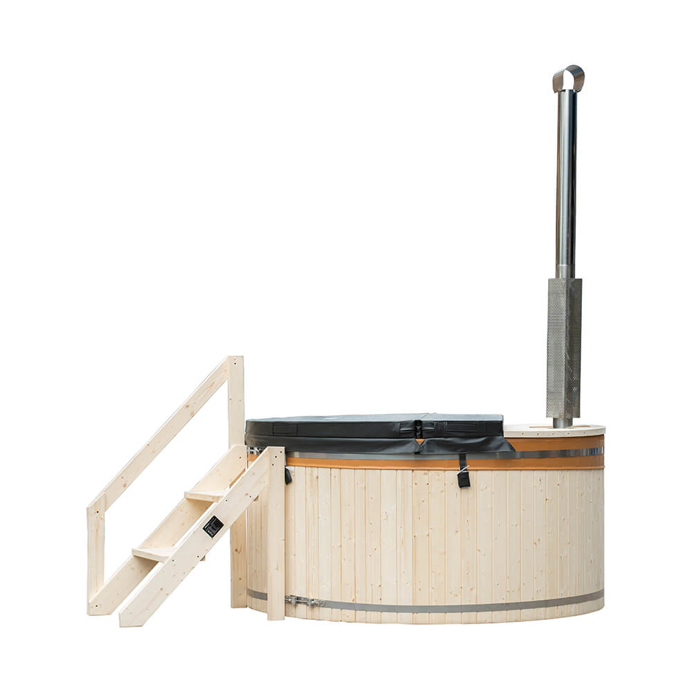Bañera de hidromasaje con horno skandi l - ø210cm