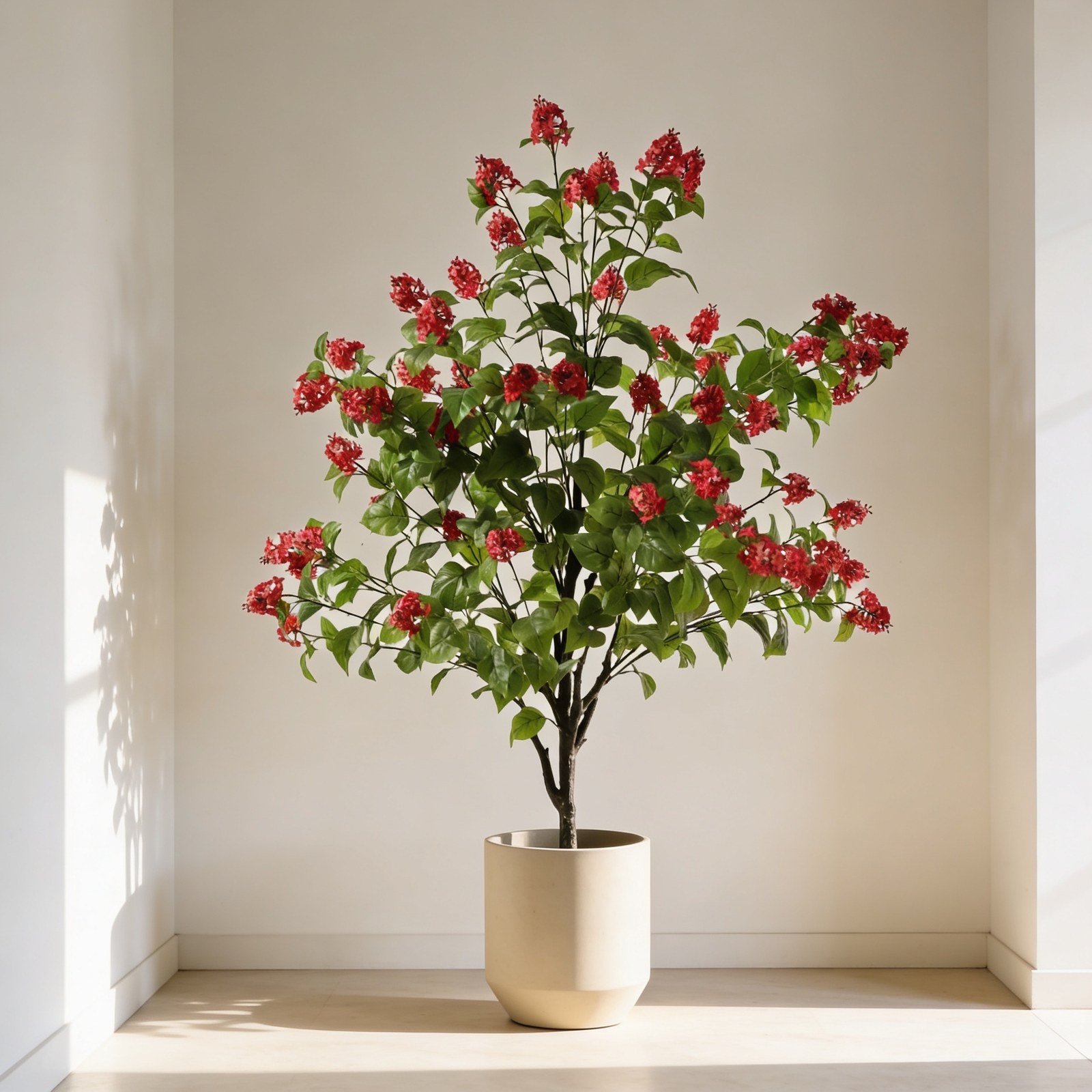 Planta artificial hortensia paniculata rosa 160 cm - naturing monde