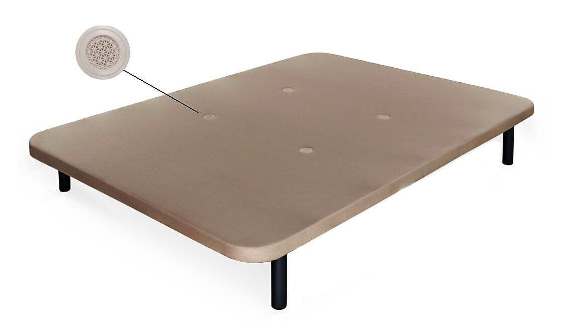 Somier base tapizada natural 105x190 cm