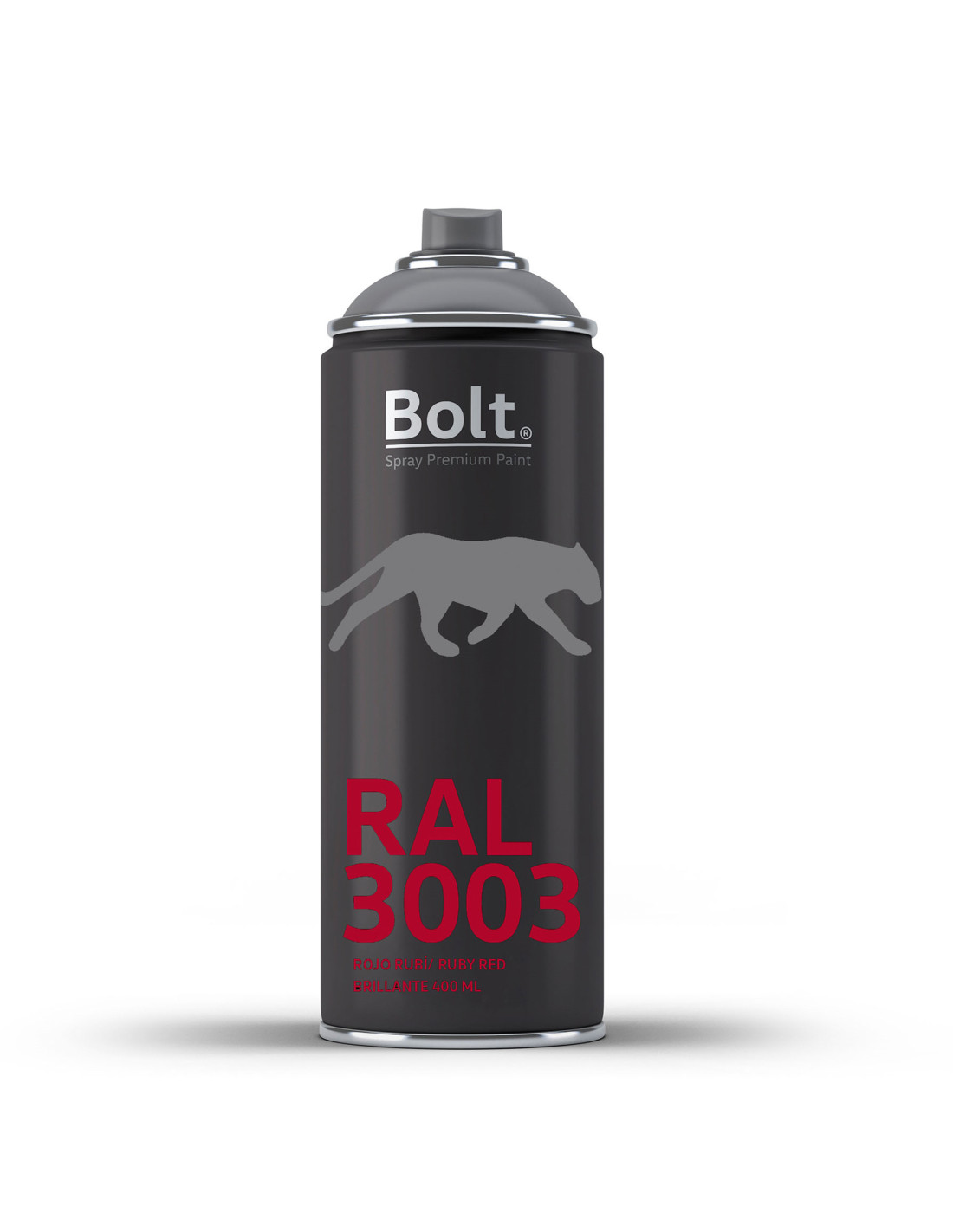 Spray bolt premium acrilico brillante ral 400 ml (ral 3003 rojo rubí)