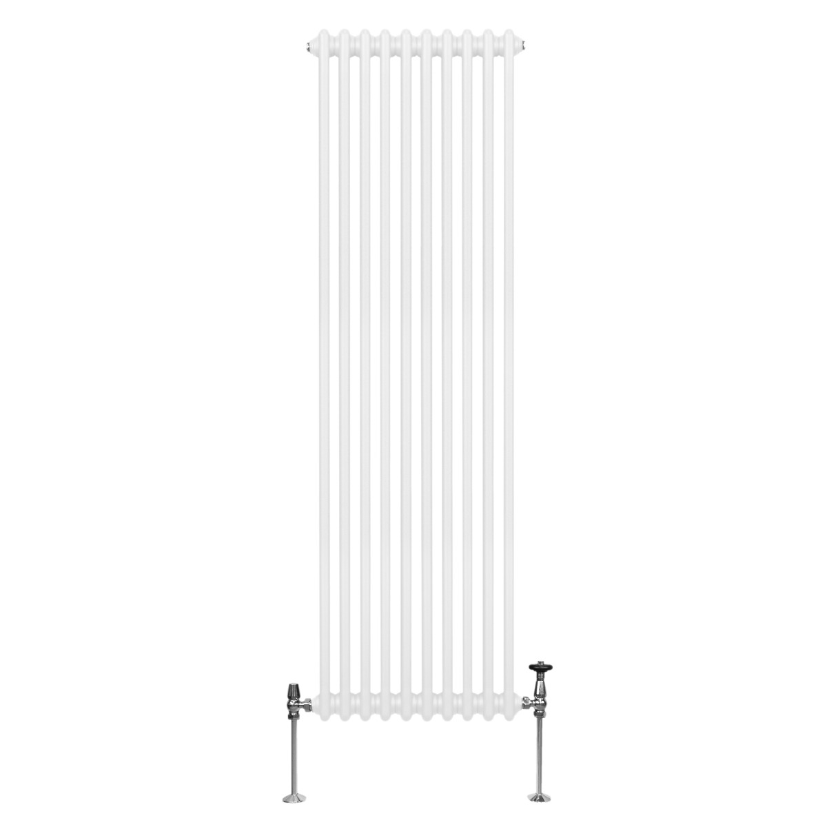 Radiador tradicional vertical de 2 columnas - 1800x 472mm - blanco
