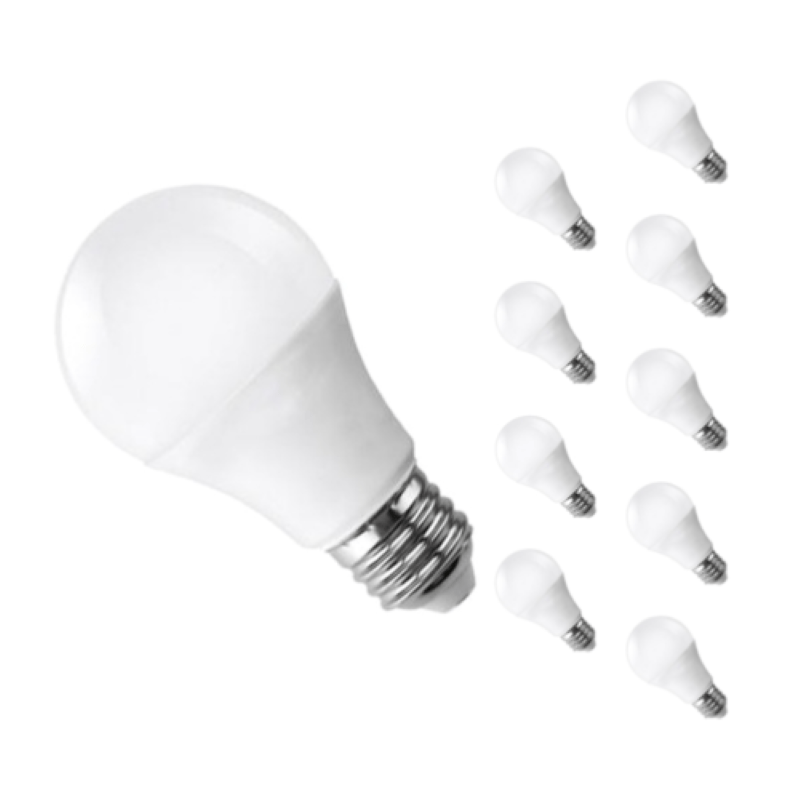 Bombilla LED E27 18w 220v a70 (pack de 10) - blanco cálido 2300k