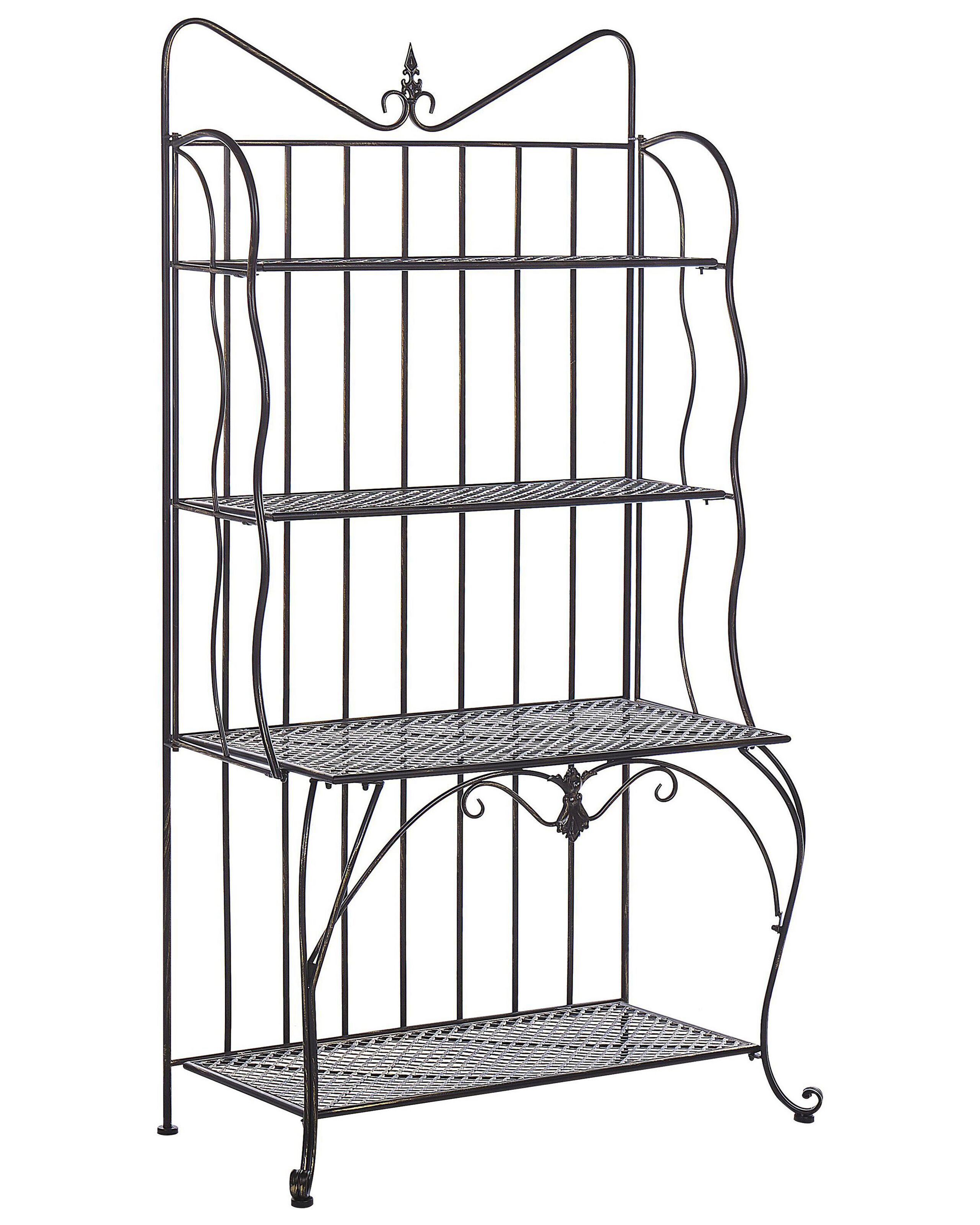 Estantería pavona 94 cm 170 cm metal negro