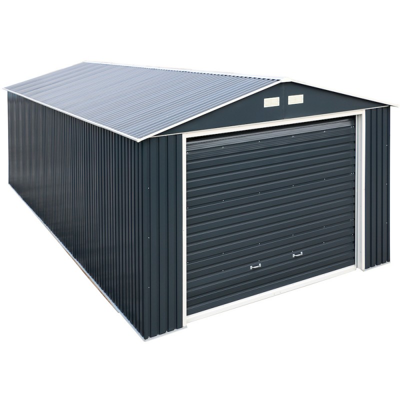 Duramax garaje duramax metalico. 603,5 x 370 x 259,6 cm. Color gris
