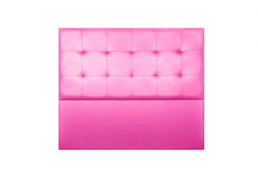 Cabecero aster polipiel rosa 220