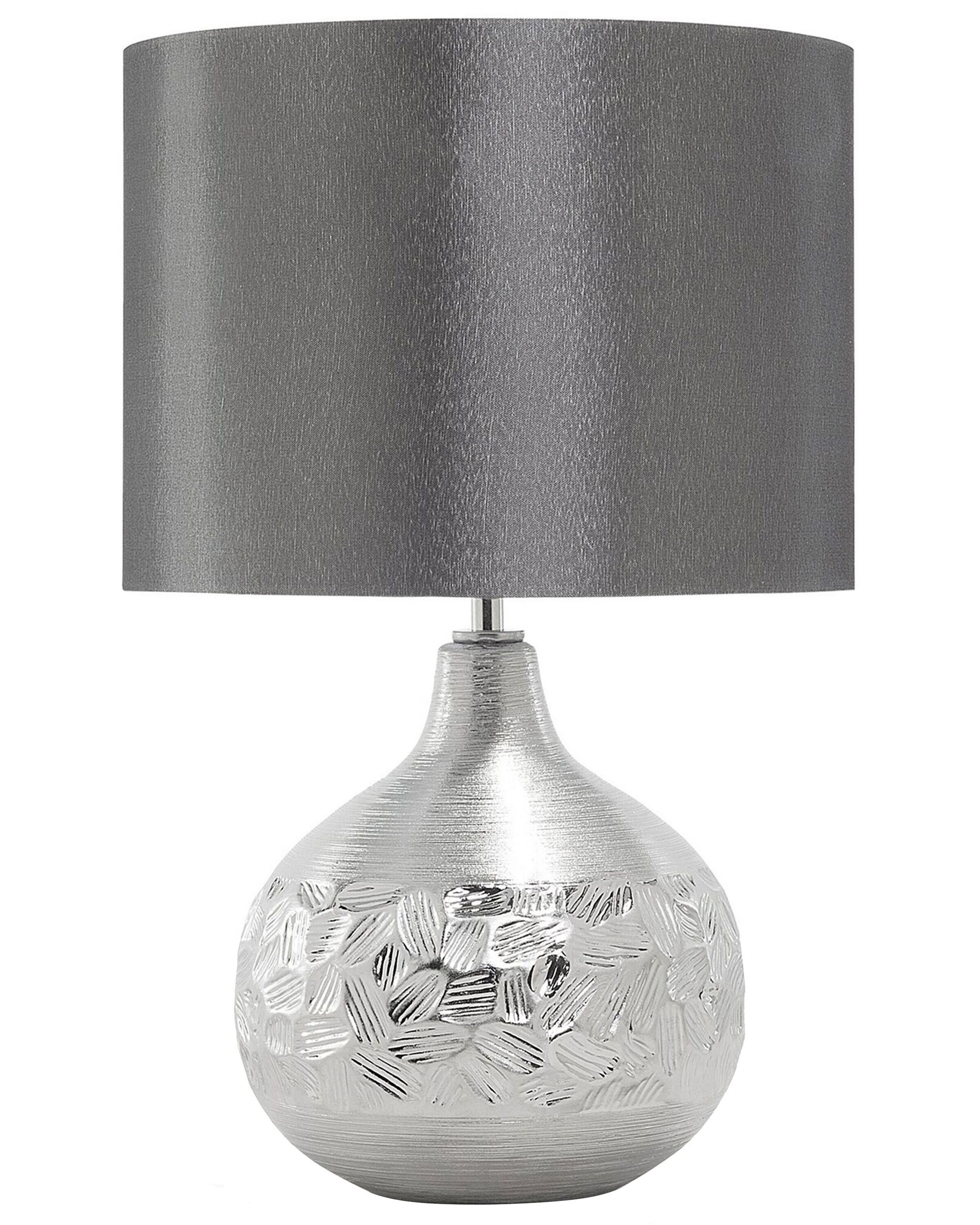 Lámpara de mesa yakima porcelana gris