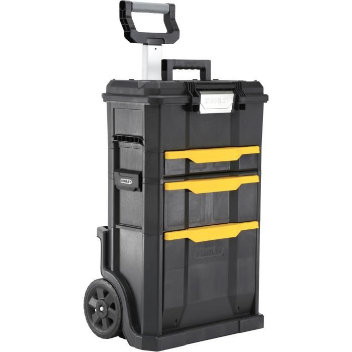 Carro modulo 2 en 1 con cajón caja de herramientas touch latch - stanley -