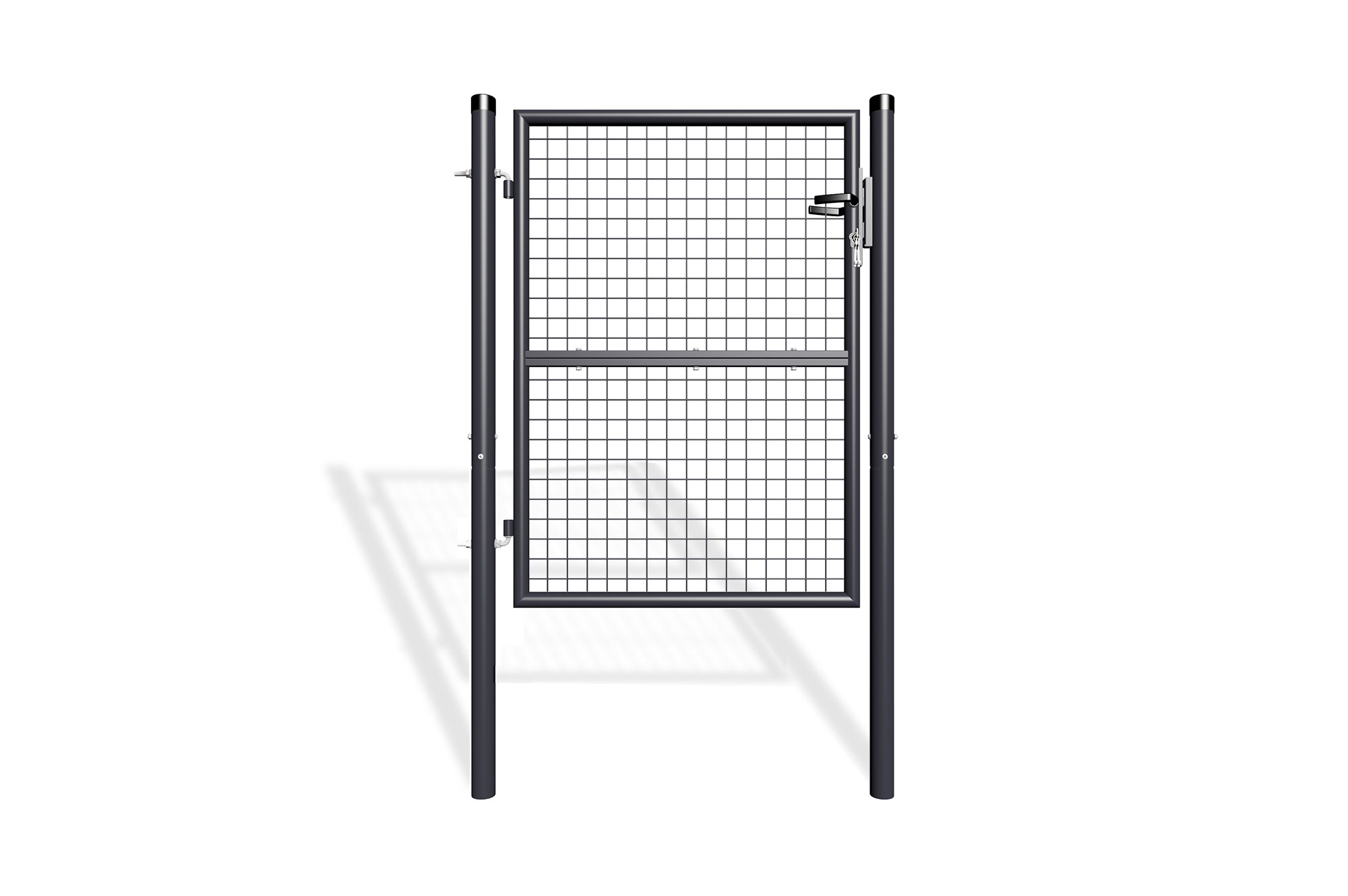 Puerta de malla para jardin 1m oLGa a.130cm gris
