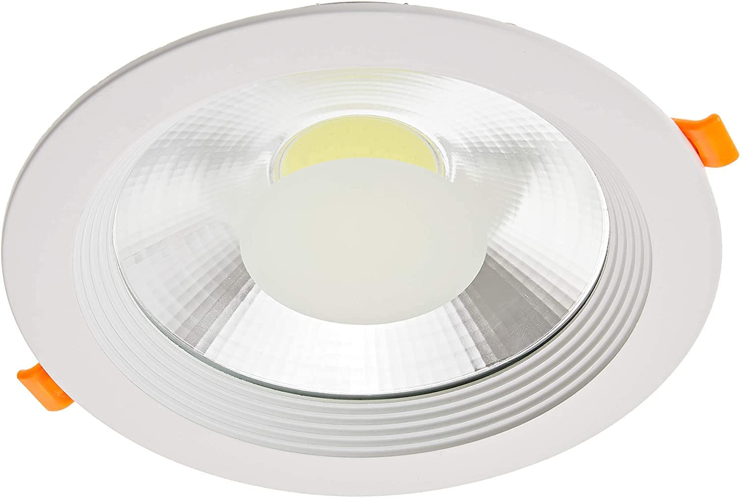 Downlight LED cob redondo empotrar, 20w 2000 lm, luz fría 6000k
