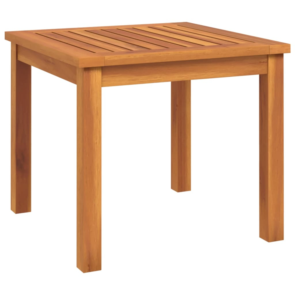 vidaXL mesa de centro de madera maciza de acacia 40x40x36 cm