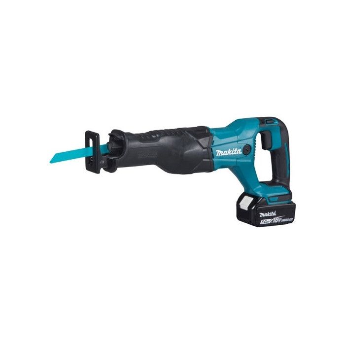 Sierra de sable Makita 18 v li-ion 5 ah - 2 baterías, cargador en caja - dj