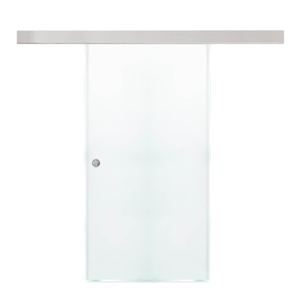 Puerta corredera de cristal saphir - 205 x 105 cm cristal esmerilado