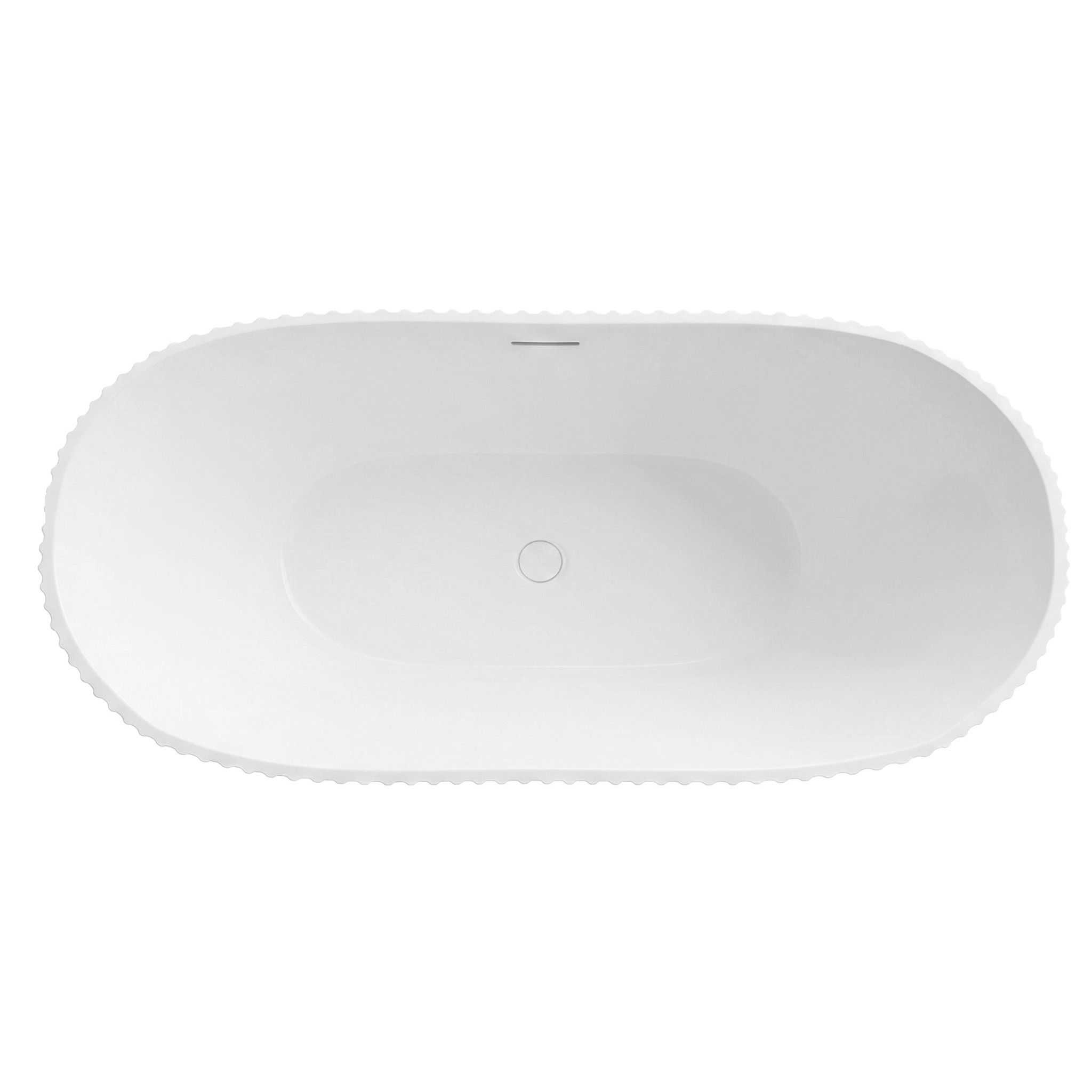 Rea bañera acrílica exenta atena 170 tapa blanca, 170x73x71 cm