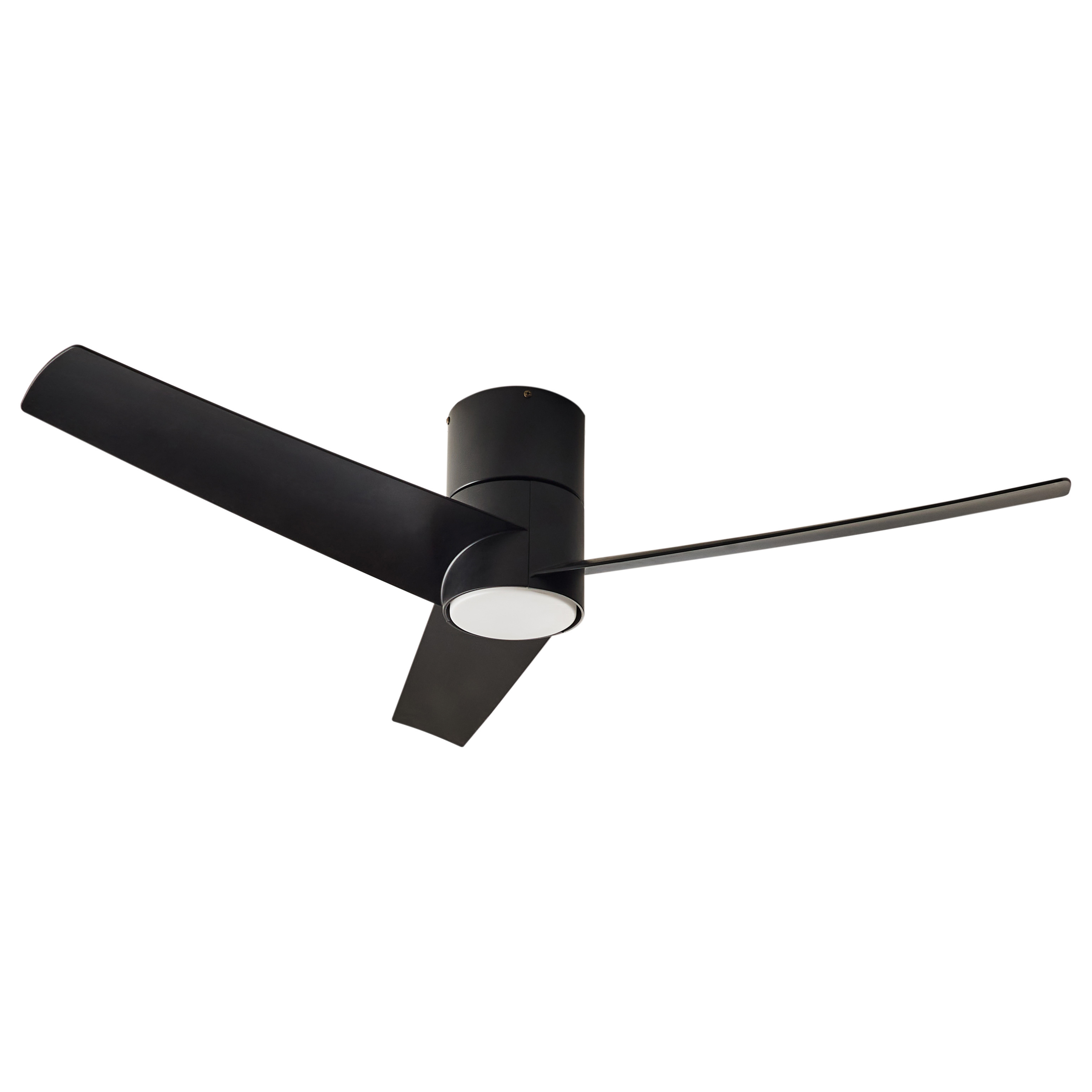 Ventilador de techo con luz canete con mando LED negro