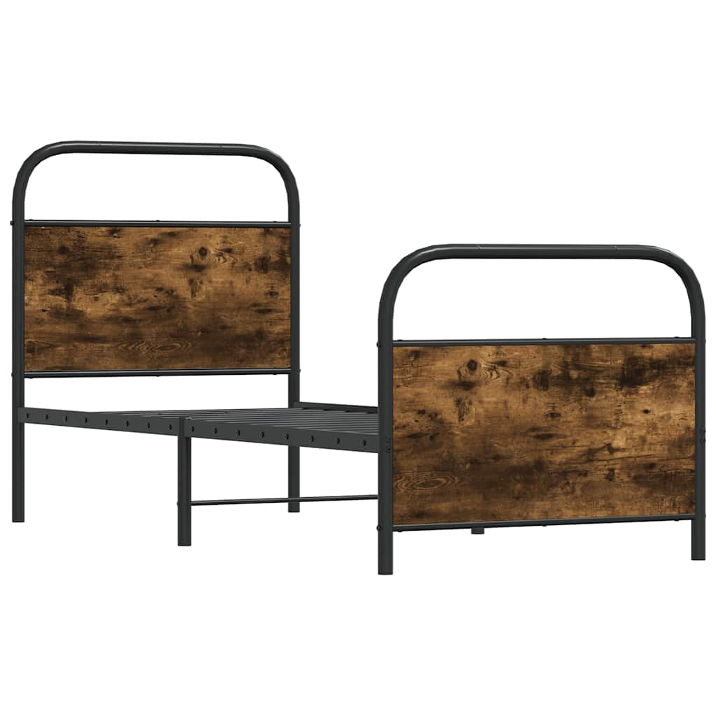 vidaXL estructura cama sin colchón 75x190 cm madera contrachapada