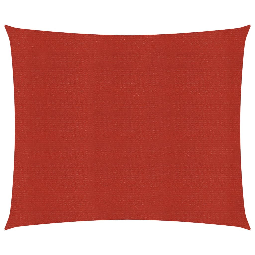 Vela de sombra 160 g/m² roja 4 x 4