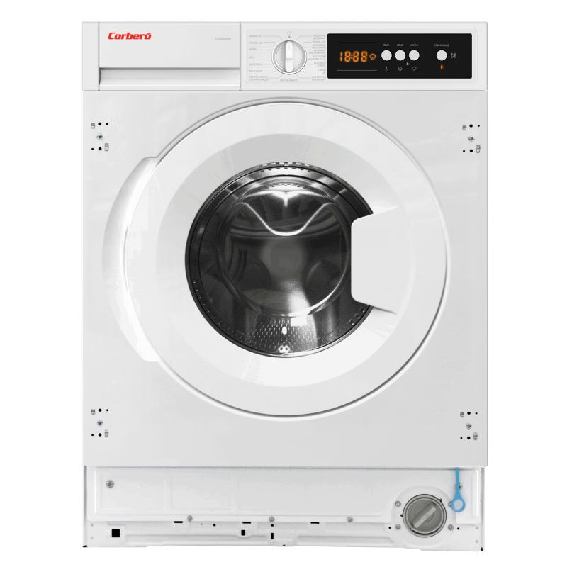 Lavadora integrable corbero clav8424int 8 kg 1400 rpm a+