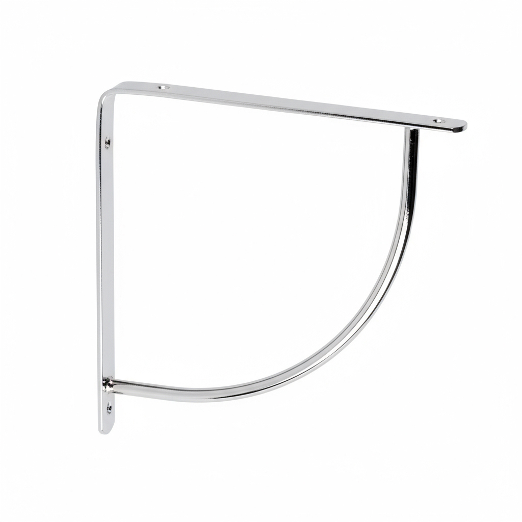 Escuadra rei 1460 | 20x200x200 mm | cromo brillo