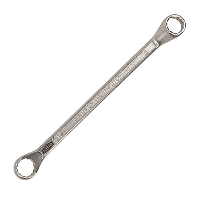 Llave estrella acodada chr-v 16x17