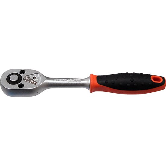 Llave carraca 1/4" de cabeza redonda