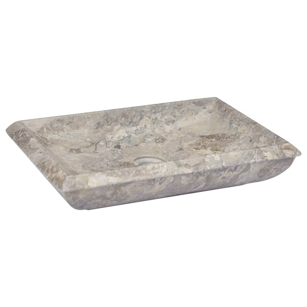 Lavabo gris mármol 50x35x10 cm es5441