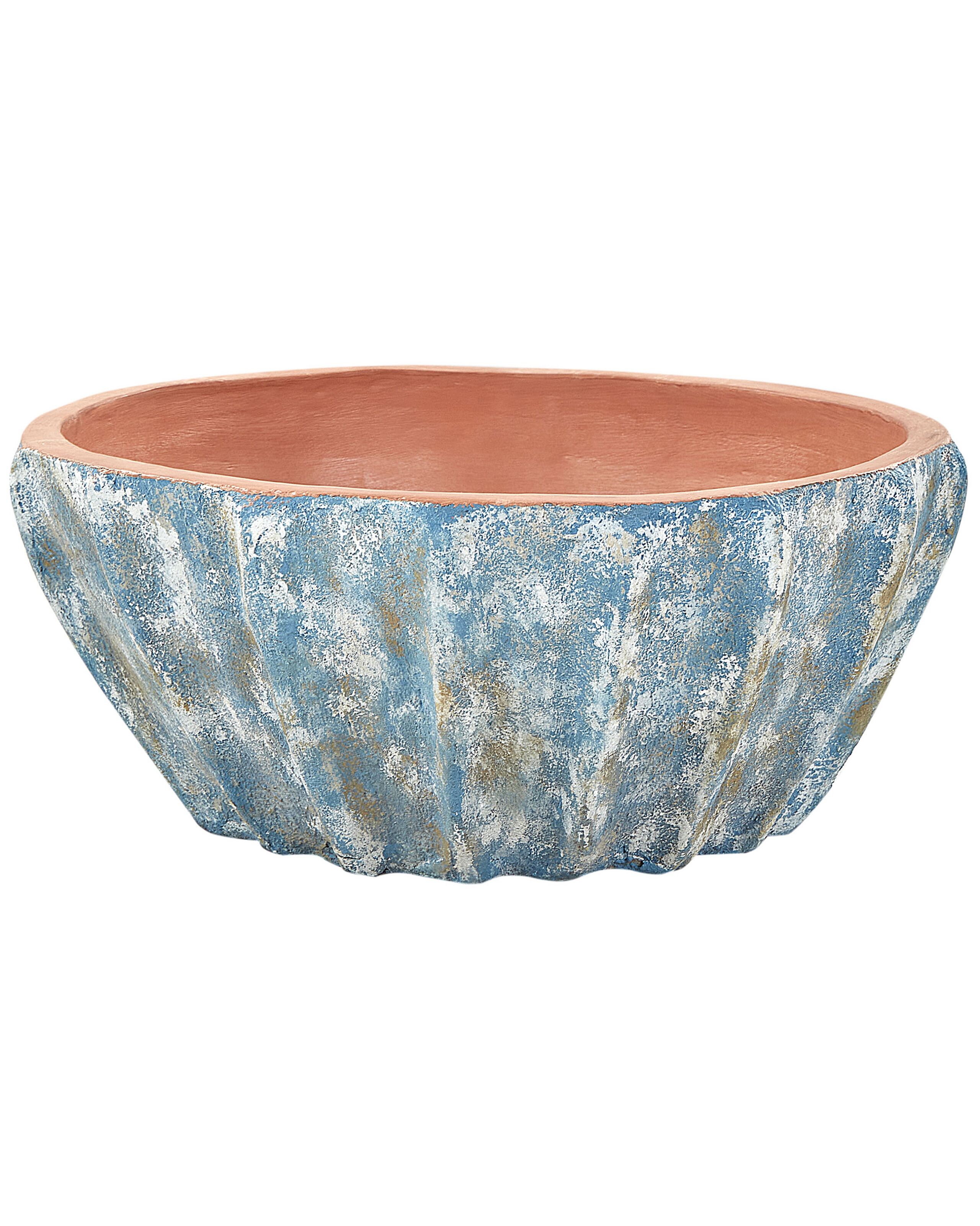 Maceta ostrya 51 cm azul