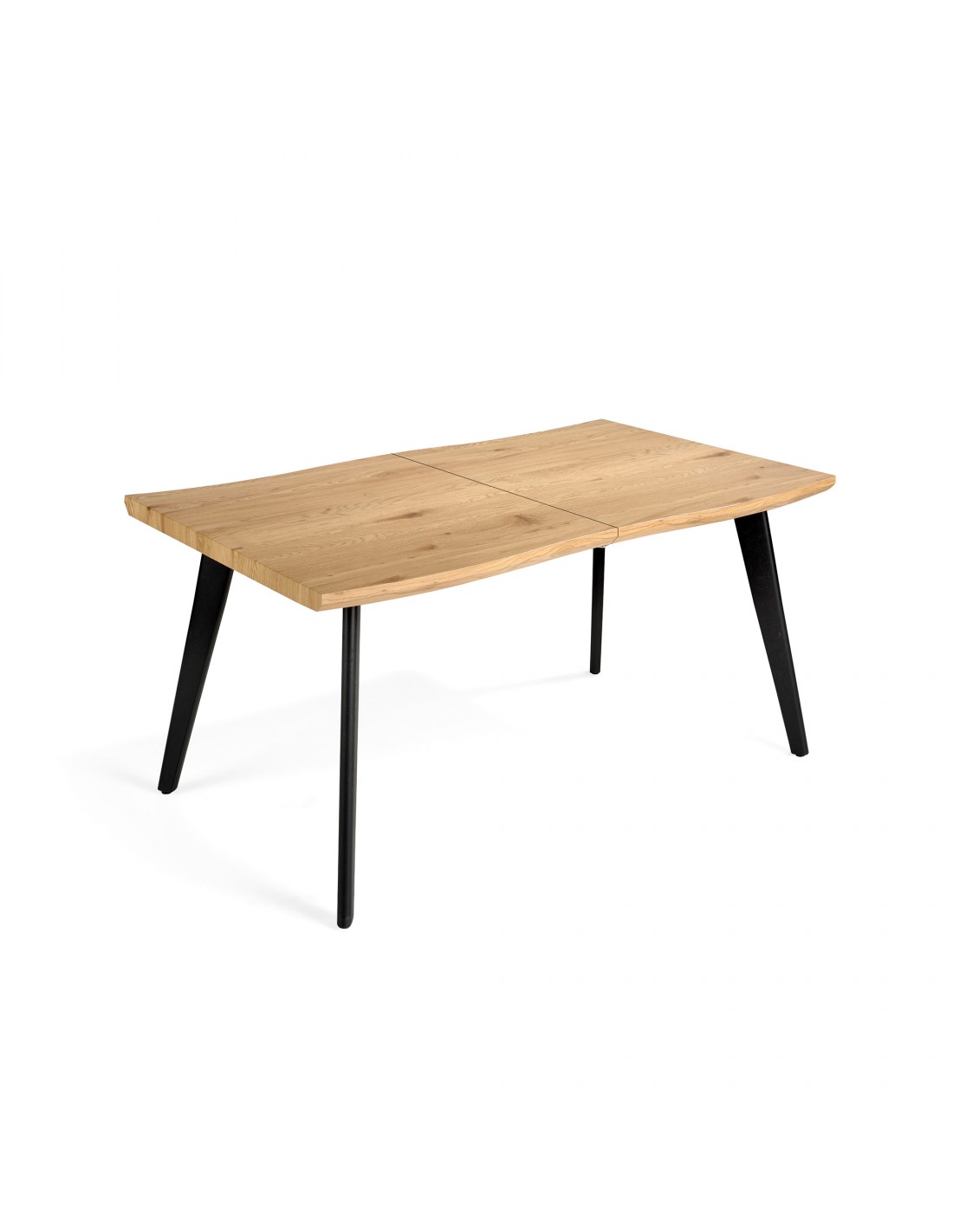 Momma Home mesa comedor roble extensible modelo canada patas metal