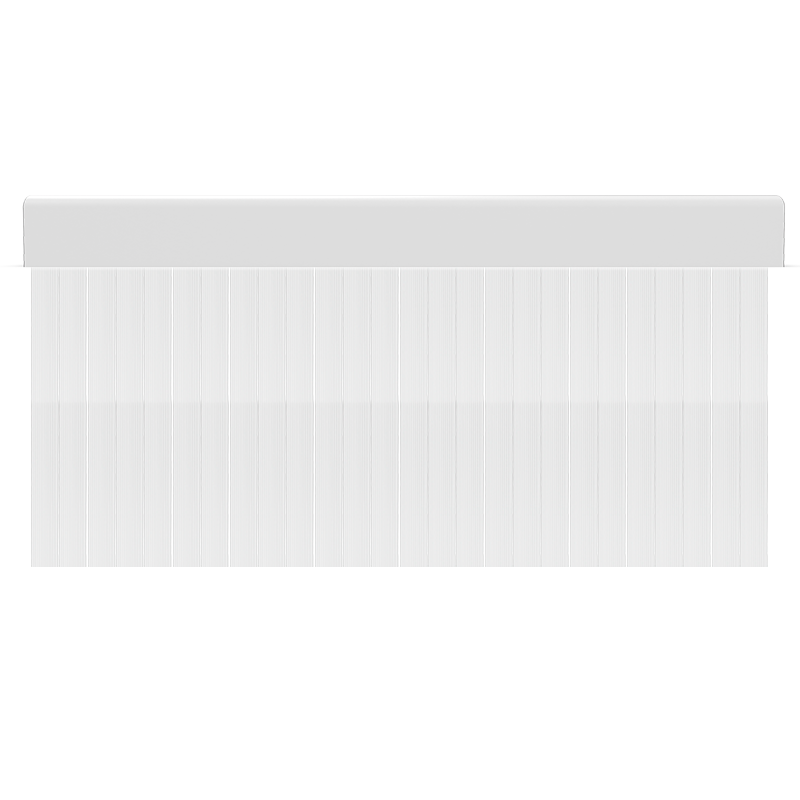 Cortina para puertas de PVC surca transparente / 90 x 210