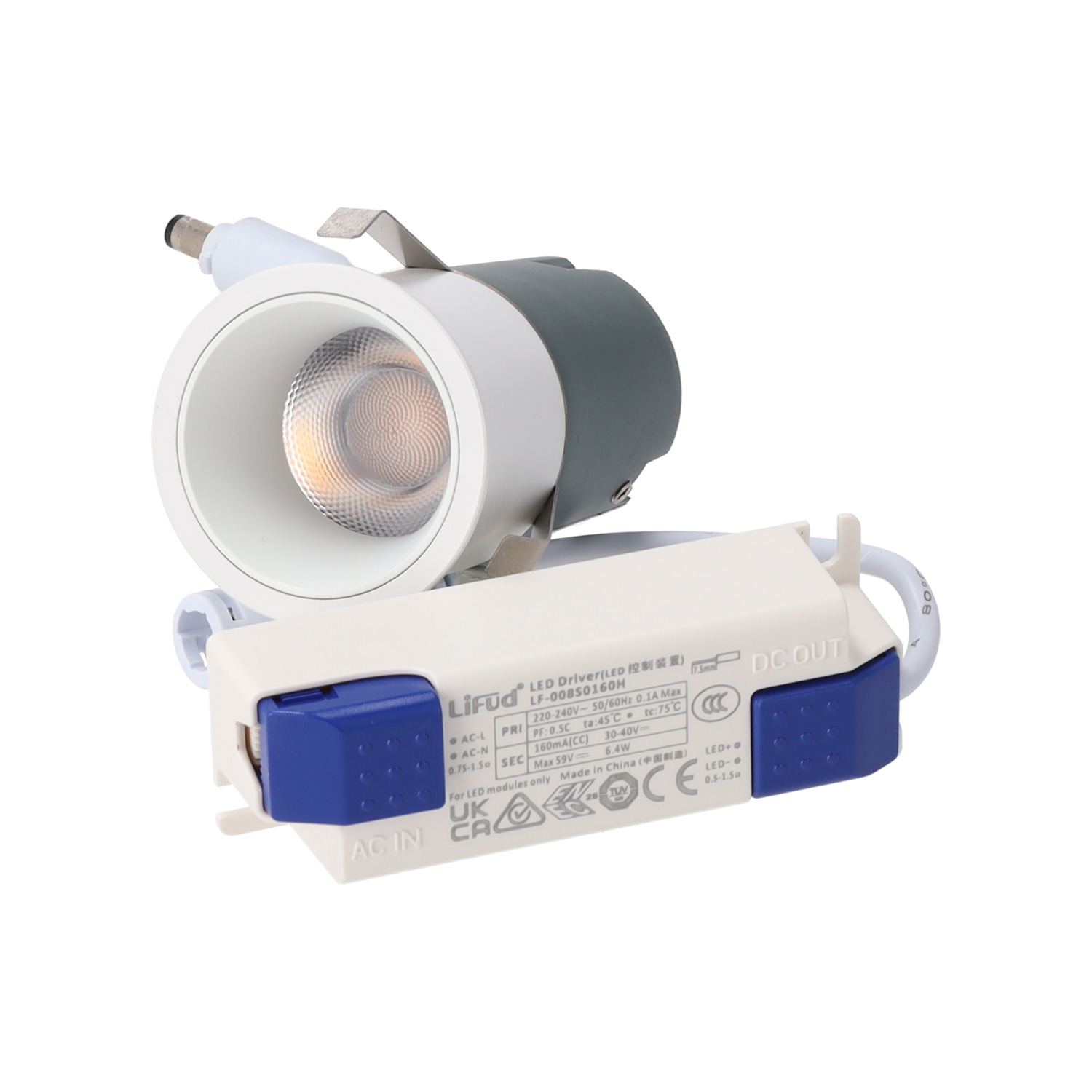 Foco downlight spot LED 7w 700lm 2700ºk circular pro smd3030 50.000h