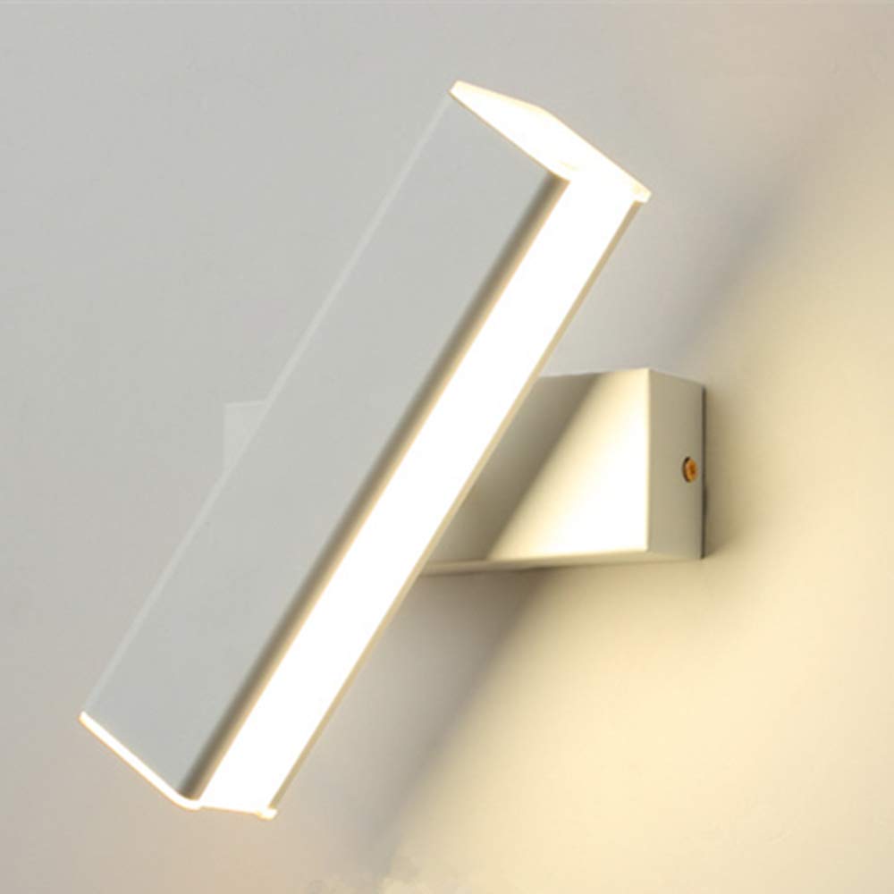 Aplique de pared acrílico giratorio 6 w blanco