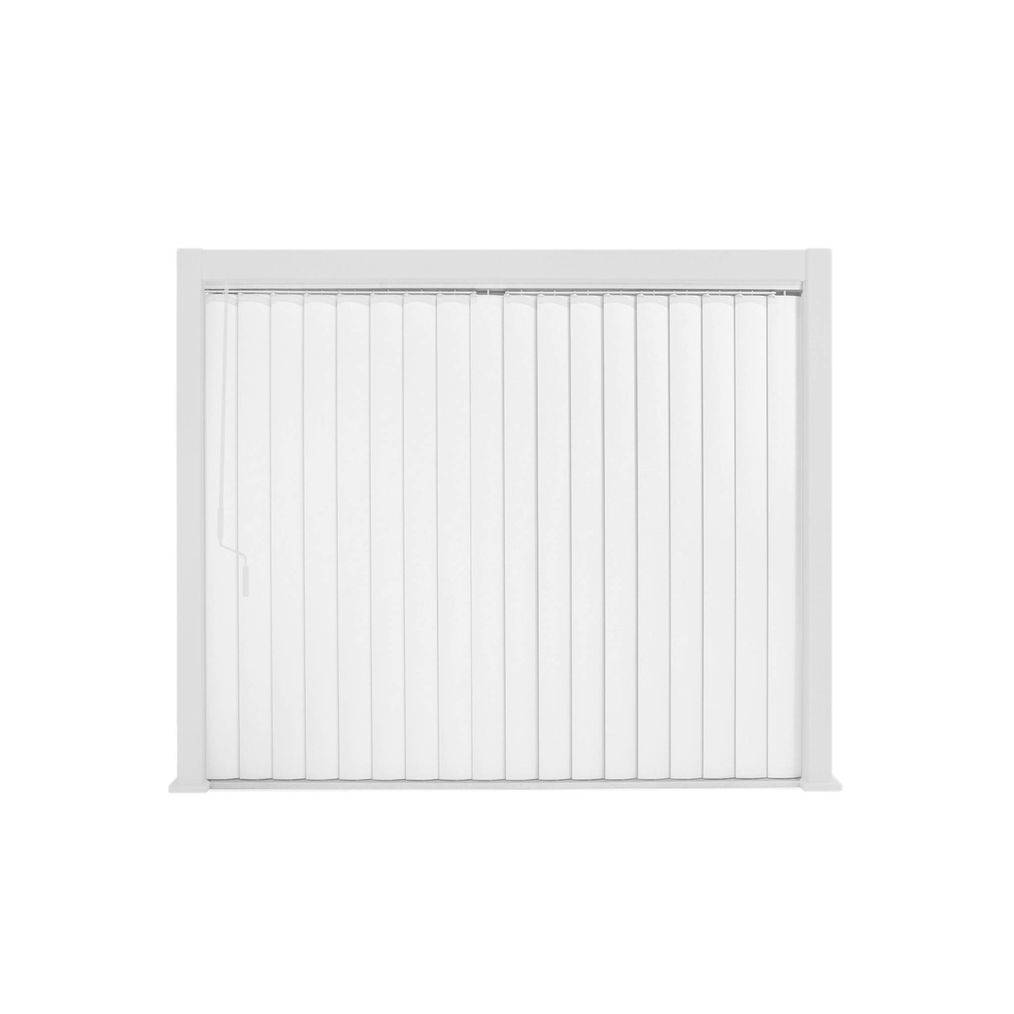 Panel con lamas orientables para pérgola bioclimática de aluminio, 3x3m v2