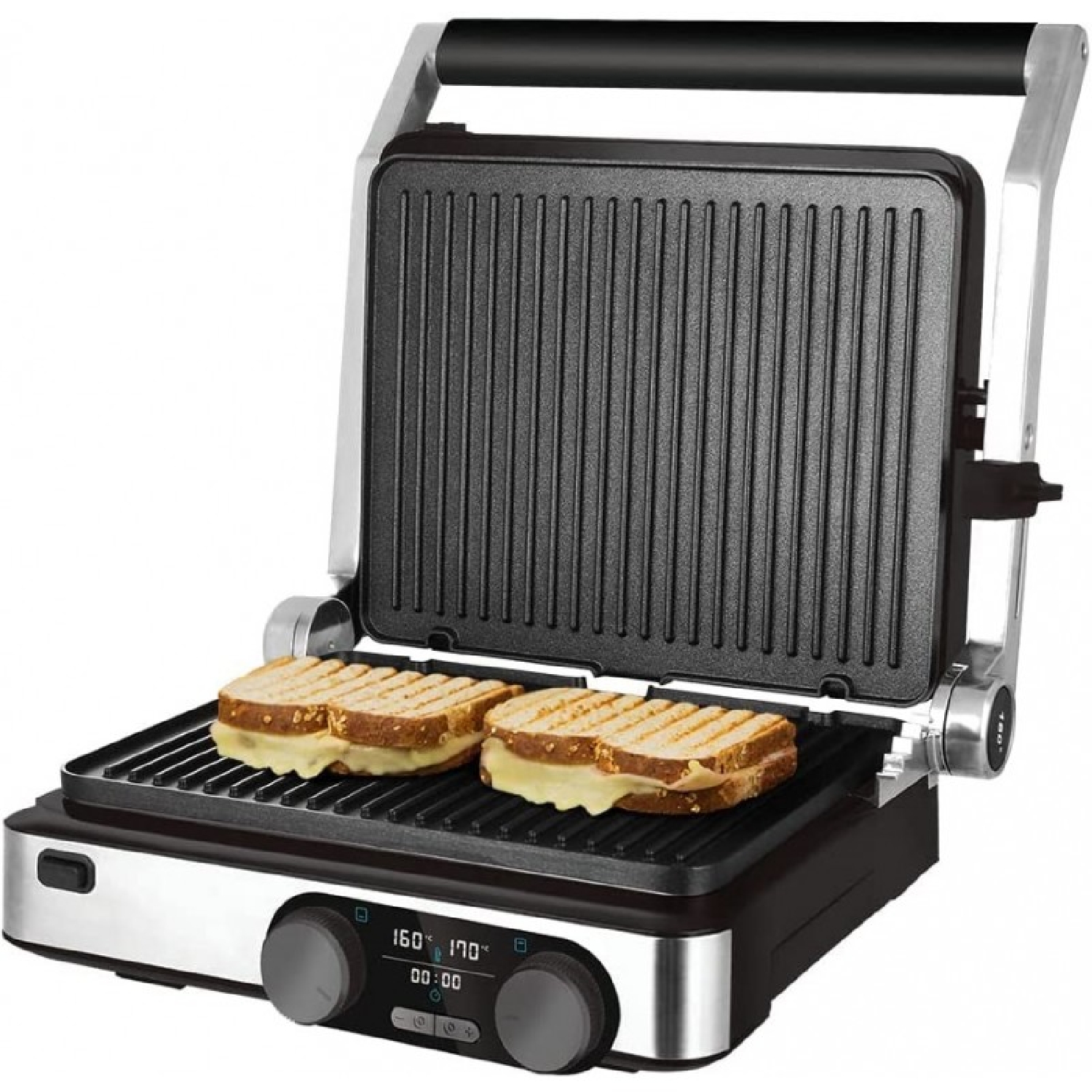 Cecotec parrilla eléctrica rock'ngrill dual