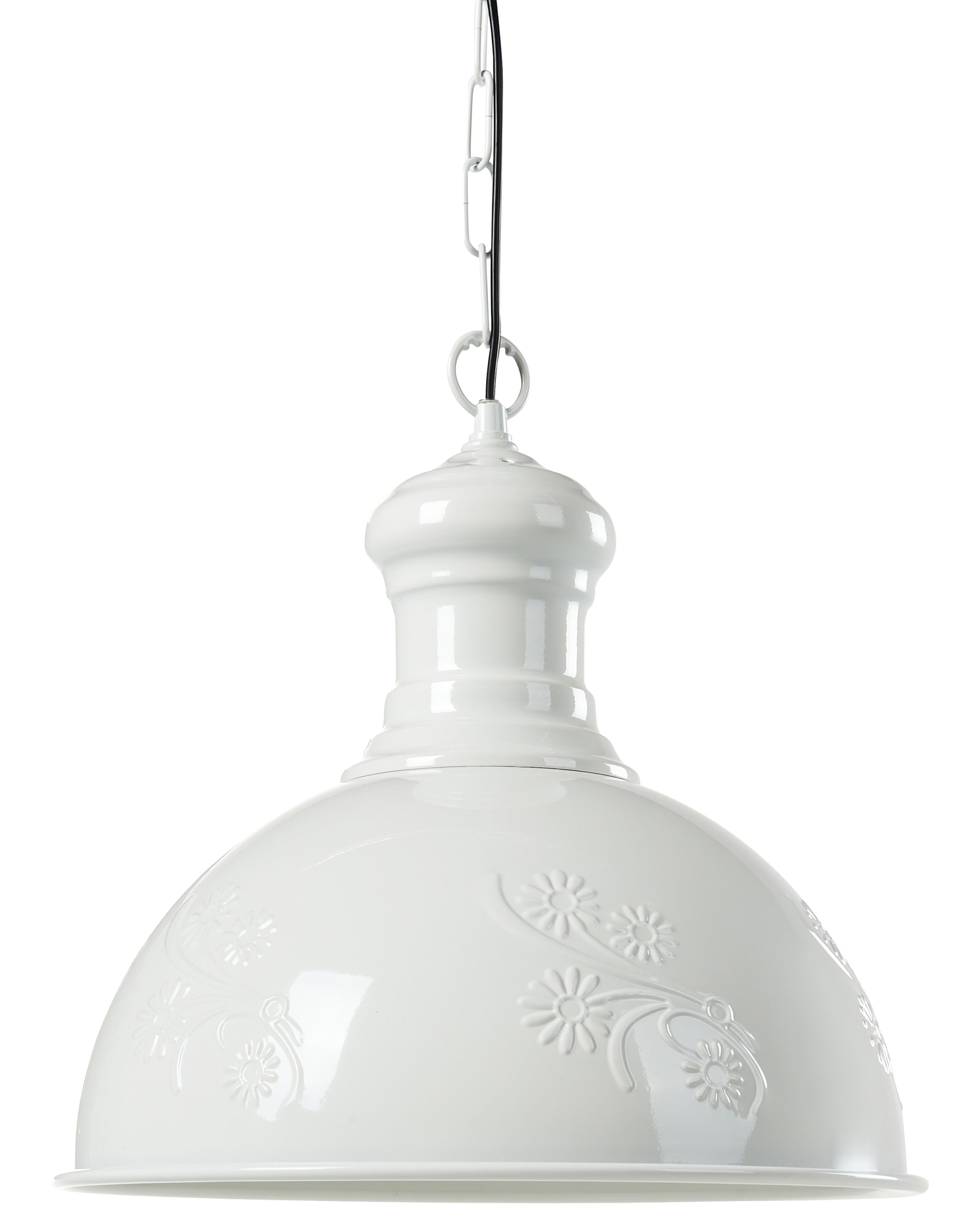 Lámpara colgante didessa metal blanco crema