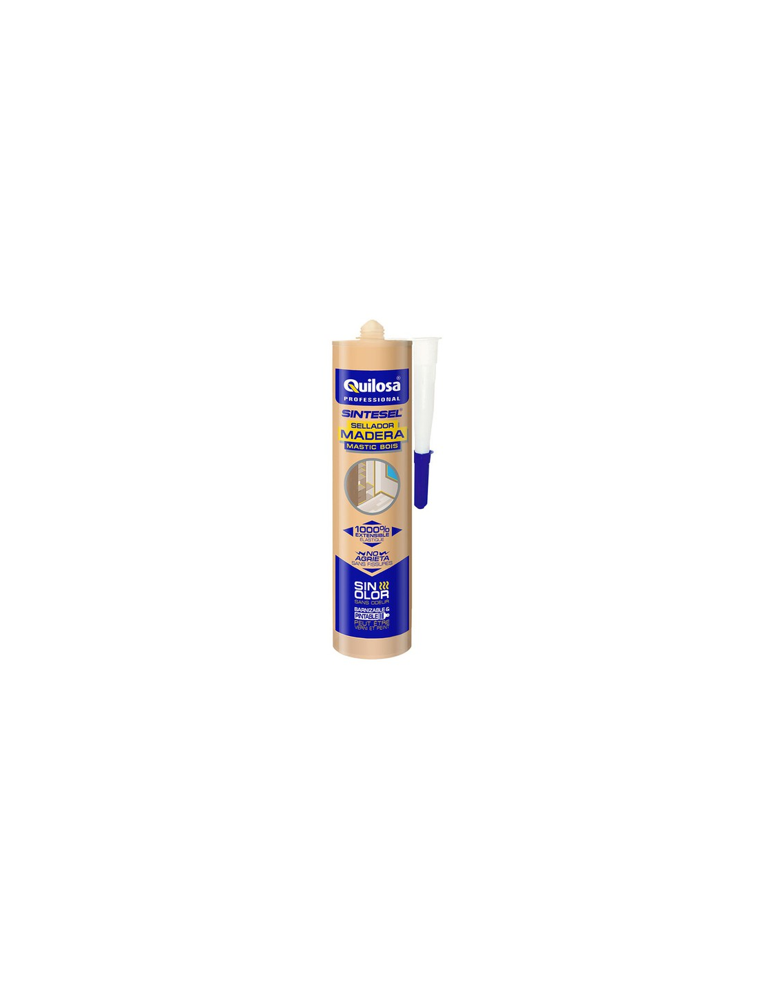 Silicona sintesel madera 300 ml (haya)