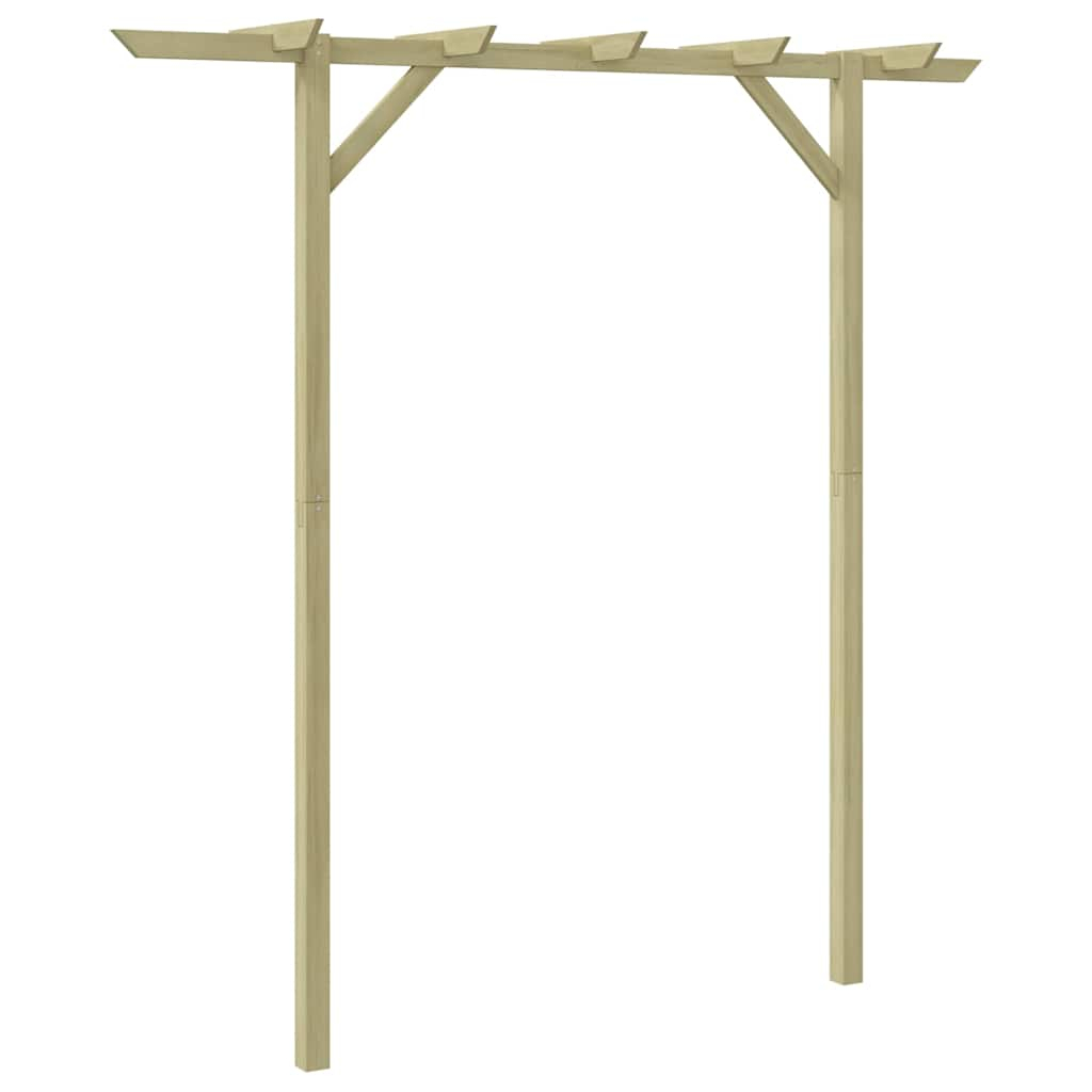 vidaXL pérgola de jardín de madera 205x40x203 cm