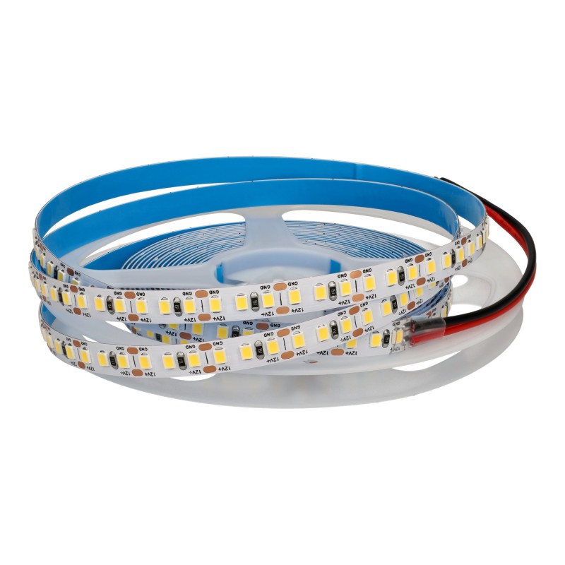 Tira LED 12v 6000k 168LED/m 14,4w/m corte 18mm pcb 8mm ip20