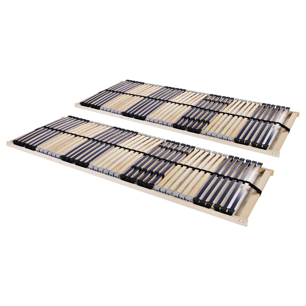 Somieres de láminas con 42 listones 7 zonas 2 uds 90x200 cm efe4428