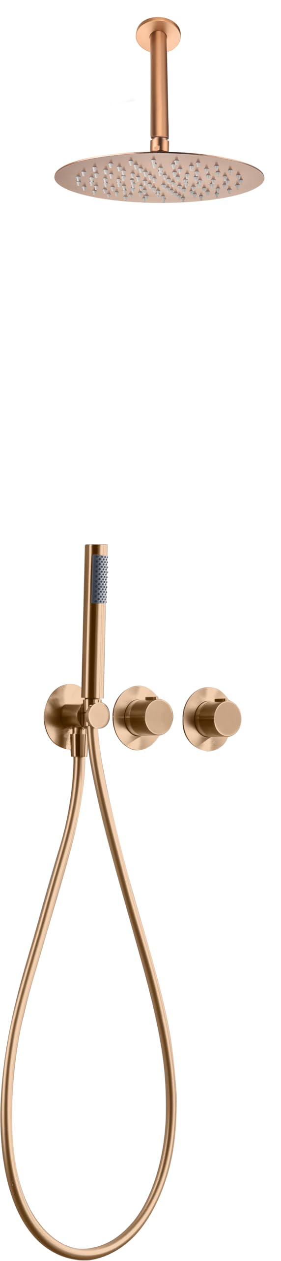Imex - columna ducha empotrada termostática oro serie breda