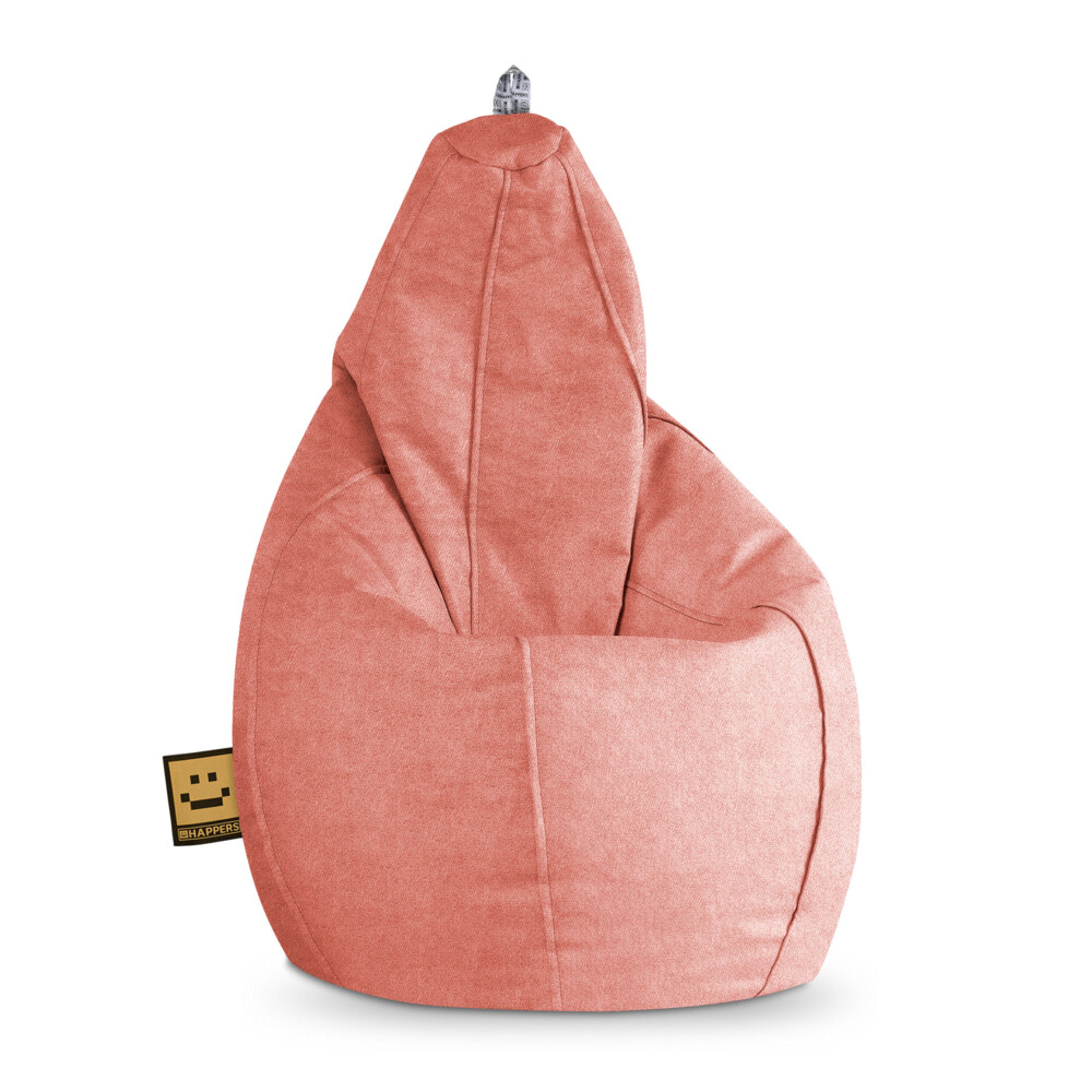 Puff pera polipiel para exterior patagonia coral xxl