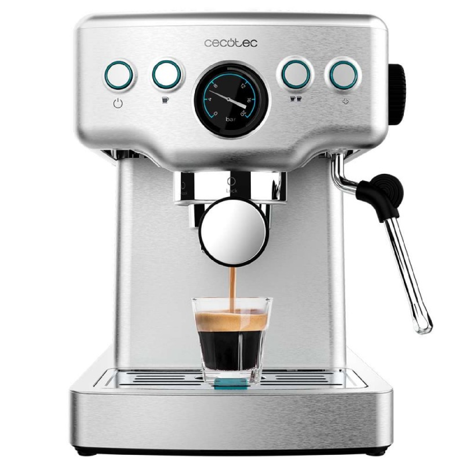 Cecotec cafetera express barista power espresso 20 barista mini. 1465 w, 20