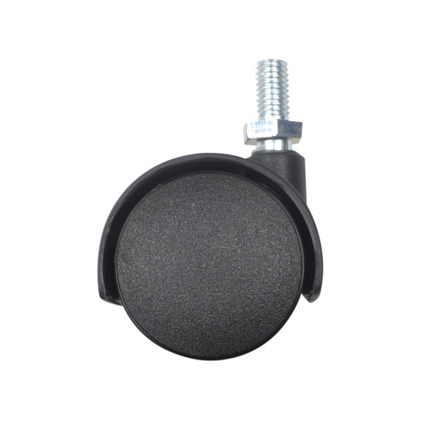Rueda giratoria doble ø 4,1 x 5 cm con pasador