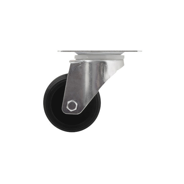 Rueda giratoria ø 8 cm con pletina