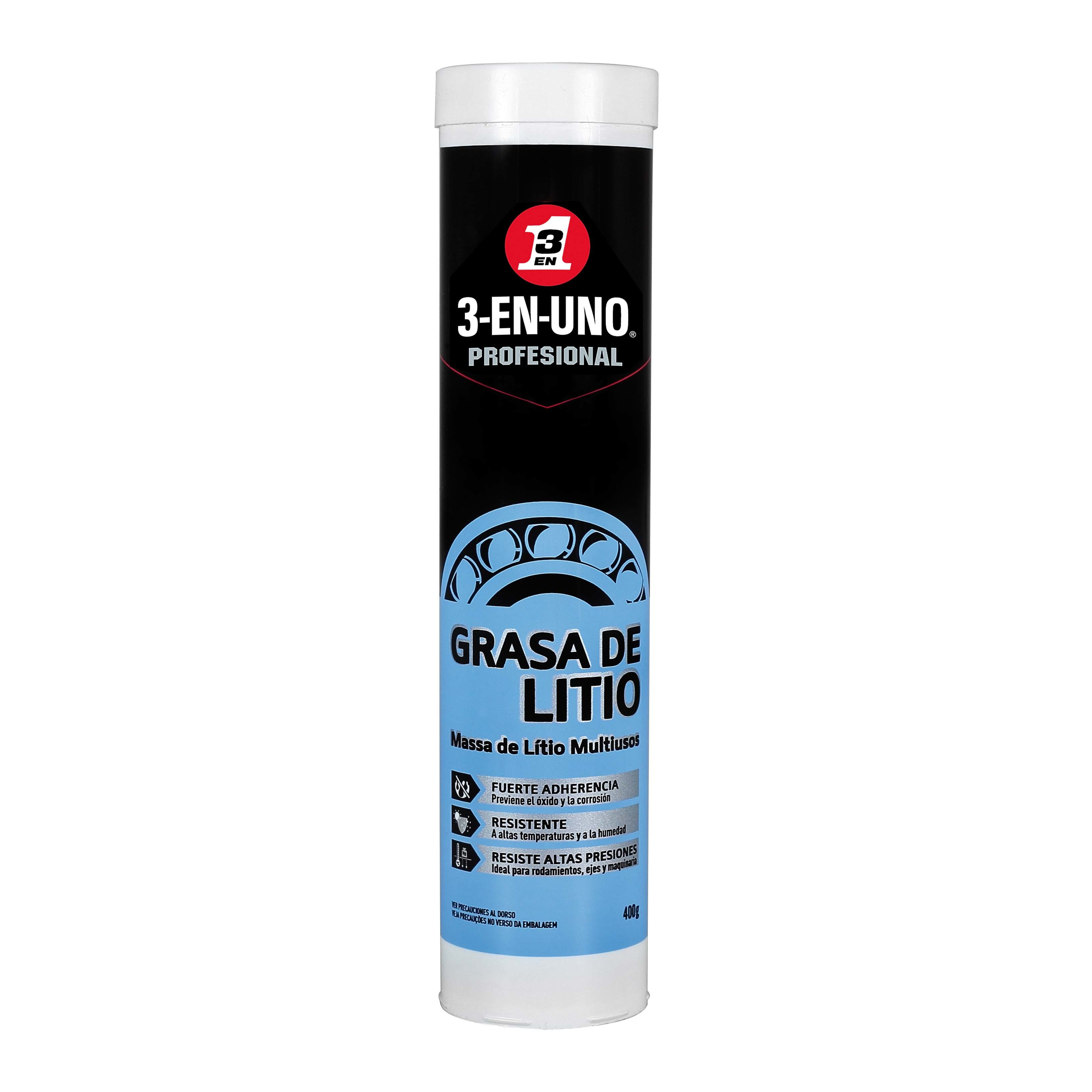 3-EN-UNO Grasa de Litio Multiusos - Cartucho 400gr